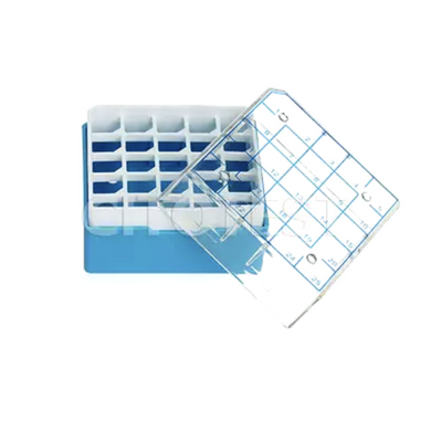 Caja de Congelación 5x5 unidades viales criogénicas estándar o de tapa (10 piezas)